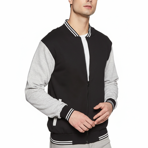 เสื้อแจ็กเก็ตเบสบอลขนสัตว์สำหรับผู้ชายเสื้อแจ็กเก็ตเบสบอลเลตเทอร์แมนทรงสลิมฟิตสำหรับใส่ในฤดูหนาวปรับแต่งได้ - Product Image 1