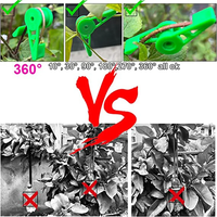 Clips d'entraînement pour cintreuse de plantes Clips d'entraînement pour tige de jardin Support de plante réglable à 360 degrés pour un entraînement à faible stress