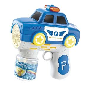 Machine à bulles électrique KSF Cartoon Auto Police Car, avec lumières, en plastique, 100 ml, pour enfants - Product Image 1