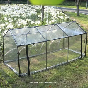 Ht cách nhiệt khung sắt Vườn Nhà Kính Windproof mưa chống côn trùng-proof Kem chống nắng <span class=keywords><strong>Net</strong></span> dễ dàng lắp ráp tùy chỉnh - Product Image 4