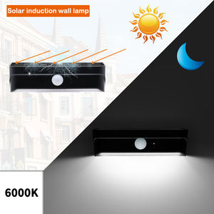 Lámpara Solar LED con Sensor de Movimiento IP65, Luz de Jardín Impermeable para Exteriores, Apliques Solares para Escaleras, Vallas y Paredes Exteriores - Product Image 3