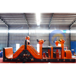 <span class=keywords><strong>Château</strong></span> gonflable tendance résistant aux UV avec toboggan, maison <span class=keywords><strong>de</strong></span> rebond gonflable pour fête d'Halloween, parcours d'obstacles avec mur d'escalade - Product Image 4