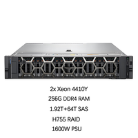 Nuevo Servidor en Rack 2U PowerEdge R760 de 2 Vías, 2x Xeon 4410Y, 256 GB de Memoria, SSD de 1.92 TB + 64 TB SAS, H755 RAID, 2x PSU de 800 W, Personalizable