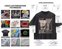 T-shirt unisexe oversize 240 GSM 100% coton, col rond, manches courtes, logo personnalisé, vente en gros, impression DTG, effet délavé, style vintage