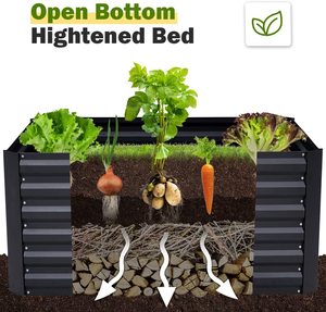 Lit de <span class=keywords><strong>jardin</strong></span> imperméable en <span class=keywords><strong>hauteur</strong></span>, pour le sol, 22.4 pouces, taille Extra haute, support de 36 pieds, boîte de planteur d'extérieur - Product Image 6