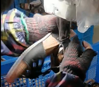 Machine à coudre industrielle haute vitesse HK-168H pour la fabrication de chaussures en cuir, équipement de couture professionnel robuste