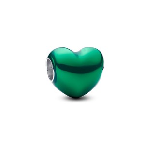 Charm de Corazón Metálico Esmaltado <span class=keywords><strong>Pandora</strong></span> en Plata de Ley S925, Joyería Fina para Cumpleaños, Regalo de Graduación - Product Image 3