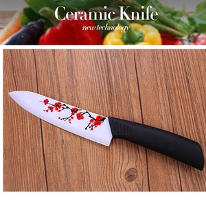 Impression Fleur Lame 4 "<span class=keywords><strong>Couteau</strong></span> D'office 6" <span class=keywords><strong>Couteau</strong></span> À Fruits Imprimé Ensemble de <span class=keywords><strong>Couteau</strong></span> En Céramique - Product Image 6