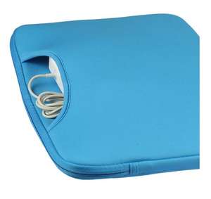 Bolsa para ordenador portátil de nailon y neopreno personalizada al por mayor, funda colorida de gran capacidad de 13, 14 y 15 pulgadas con cremallera de estilo empresarial - Product Image 4