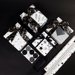 High Quality Wholesale 80g 43*300cm <b>Birthday</b> Hot Stamping Packaging <b>Paper</b> Gift <b>Wrapping</b> <b>Paper</b> - Product Image 5