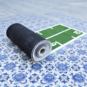 Césped <span class=keywords><strong>Artificial</strong></span> Sintético de Aspecto Natural, Tapete de Césped <span class=keywords><strong>Artificial</strong></span> para Jardín, Patio, Terraza, Decoración de Paisajes, Suelo para Exteriores - Product Image 4