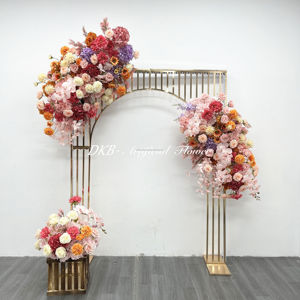 DKB populaire décoration de mariage fleurs couleurs soie vraie touche décoration de mariage décors pour les événements de mariage - Product Image 2
