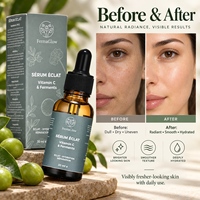 Sérum Visage Éclaircissant, Hydratant, Réparateur et Antioxydant à la Vitamine C, Glutathion et Centella, à base de Prune de Kakadu Fermentée