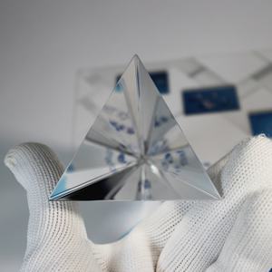 Preço de fábrica <span class=keywords><strong>BK7</strong></span> Vidro Óptico Triangular Pirâmide Prisma 6.35*12.7mm Ângulo Direito Ângulo Direito Prisma - Product Image 6
