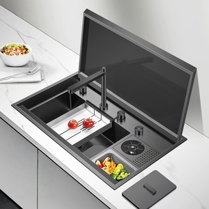 Lavello Personalizzato per Bancone Bar, Lavello Sottopiano Nascosto in Acciaio Inox 304, Grado Commerciale, Produzione OEM/ODM all'Ingrosso - Product Image 3