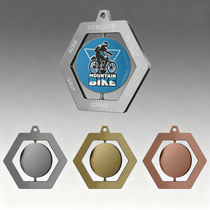 Fabricant Noble <span class=keywords><strong>de</strong></span> Médailles Rotatives Personnalisées en Alliage <span class=keywords><strong>de</strong></span> Zinc Métallique <span class=keywords><strong>de</strong></span> Haute Qualité pour Vélo <span class=keywords><strong>de</strong></span> Montagne - Product Image 1