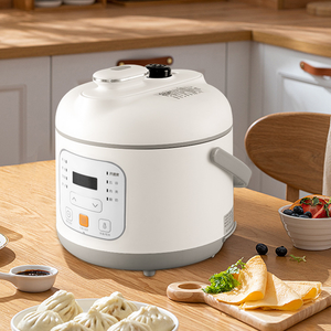 Petite autocuiseuse électrique intelligente en acier inoxydable de 1,8 L, 500 W, avec fonction de réservation, cuisson rapide, pression automatique, pour la maison - Product Image 4