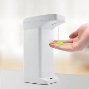 Hot Bán Thiết Kế Mới 350Ml Touchless ABS Nhựa Thông Minh Tự Động Pin Powered Điện Xà Phòng Lỏng Dispenser