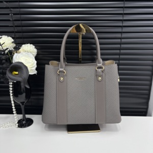 Borsa da Donna di Alta Gamma in PU a Contrasto, Lussuosa Borsa a Mano con Chiusura a Cerniera, Ecologica e Versatile, Borsa a Tracolla per Ufficio - Product Image 3
