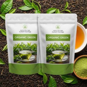 Bolsas de Mylar para Té con Cierre, Aptas para Alimentos, Marca Privada, Base Vertical, Resistentes a la Humedad, OEM para Tés Especiales, Diseño sin Polvo, Ajustables - Product Image 2