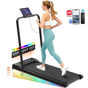 Caminadora Plegable Portátil para Debajo de la Mesa, para el Hogar, con Inclinación, Indicador de Velocidad y Luces - Product Image 1