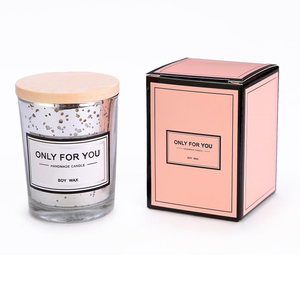 luxury scented candle gift set container melt jars with lid and jar with lid and boxes packaging shipping boxes packing