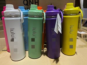 Nouvelle Offre 2026 : Gourde Sportive Isotherme Lululemons Sip en Acier Inoxydable à Double Paroi, Sans BPA, 24oz et 32oz, Idéale pour l'Extérieur - Product Image 5