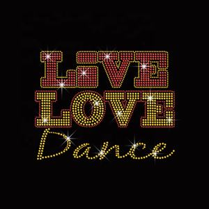 Nouveautés Conceptions <span class=keywords><strong>de</strong></span> strass personnalisées <span class=keywords><strong>Danse</strong></span> et <span class=keywords><strong>danse</strong></span> en direct Fer à repasser sur strass personnalisé - Product Image 1