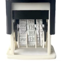 Timbre auto-encreur de bonne qualité 302A anglais date timbre dateur noir pour sceau de bureau