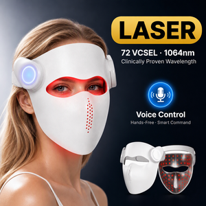 Masque facial sans fil à commande vocale IA pour le traitement de l'acné et l'éclat de la peau à <span class=keywords><strong>domicile</strong></span>, fabriqué par un fabricant d'appareils de beauté, en silicone 5D - Product Image 1