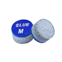 Embouts de queue de billard modernes en cuir bleu 11 mm, remplacement pour queue de billard