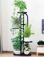 Rak Pot Bunga Multilayer untuk Dekorasi Balkon Ruang Tamu, Terbuat dari Besi, Cocok untuk Tanaman Scindapsus Aureus