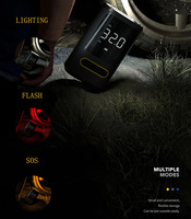 Pompe à pneu électrique pour voiture, numérique, intelligente, automatique, pour gonfler les pneus de moto, mini portable