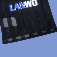 Maillot de football Blokecore personnalisé avec logo OEM pour homme, streetwear vintage, respirant, en mesh, imprimé graphique surdimensionné