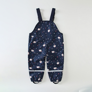 Pantalon de pluie pour enfants personnalisable, imprimé de dessins animés mignons, imperméable, respirant, <span class=keywords><strong>taille</strong></span> élastique, longueur intégrale, pour filles et garçons - Product Image 2