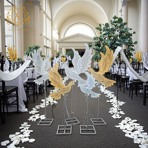 Large Bird Background Lights Peace <strong>Dove</strong> Lights Other <strong>Wedding</strong> <strong>Decoration</strong> Road Guide Light Stand for <strong>Wedding</strong> Aisle <strong>Decoration</strong> - Product Image 1