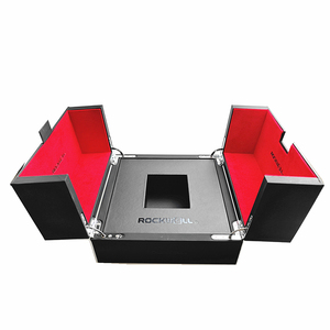 Lujo <span class=keywords><strong>de</strong></span> alto grado al por mayor personalizar estampado Logo MDF papel <span class=keywords><strong>de</strong></span> madera con almohada <span class=keywords><strong>de</strong></span> terciopelo caja <span class=keywords><strong>de</strong></span> reloj <span class=keywords><strong>de</strong></span> embalaje <span class=keywords><strong>de</strong></span> doble puerta - Product Image 4