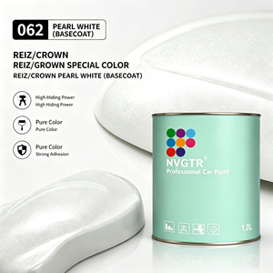 Reiz Crown O62 Parelwit Autolak 1L Hoge Dekking Sterke Hechting Autobasislak Reparatielak - Product Image 1