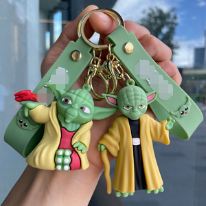 <span class=keywords><strong>Porte</strong></span>-clés adorable en forme de bébé <span class=keywords><strong>Yoda</strong></span> de dessin animé, pendentif 3D, <span class=keywords><strong>porte</strong></span>-clés de voiture, <span class=keywords><strong>porte</strong></span>-clés anti-perte, décoration de sac, <span class=keywords><strong>porte</strong></span>-clés - Product Image 5
