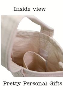 Personalized Classic Durable <b>Christmas</b> Tote Custom Embroidered Stylish Two <b>Bottle</b> Canvas Wine Carrier <b>Bag</b> With Handle - Product Image 6