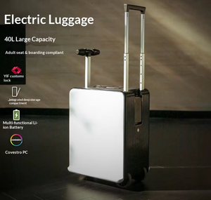 <span class=keywords><strong>Valise</strong></span> intelligente à roulettes 20 pouces avec serrure TSA, coque rigide, pour adultes et enfants, bagage cabine - Product Image 3