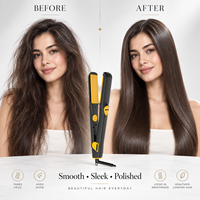 Lisseur professionnel à plaques larges pour salon, outil de coiffage, logo personnalisé, marque privée, OEM, ODM