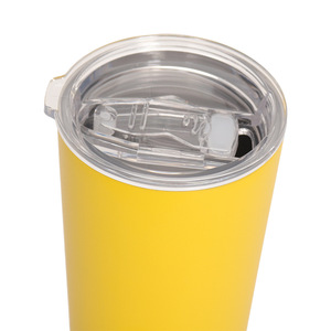 Stainless Steel Tumbler 20 Oz Straight Body Portable Travel Cup Pink Color - Product Image 3