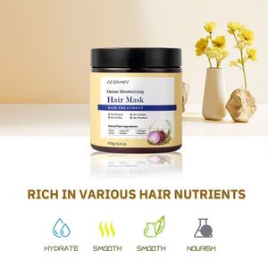 Hành Tây Hương thảo truyền Argan Mặt nạ tóc cho chống rụng tóc da đầu phục hồi sâu nuôi dưỡng sửa chữa OEM ODM nhãn hiệu riêng - Product Image 4