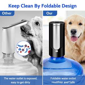 Distributeur d'eau de distributeur d'eau d'affichage à LED intelligent portable de longue durée pour distributeur d'eau pliable de bouteille de 5 gallons - Product Image 5