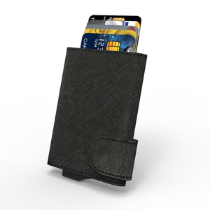 Cartera de Aluminio con Bloqueo RFID CardHoda, Larga, Unisex, Minimalista, con Cierre a Presión y Ranura para Efectivo - Product Image 6