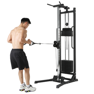 Palestra Monostazione Leg Extension Attrezzatura Multifunzionale per Allenamento di Forza Fitness Domestico Trainer Funzionale in Acciaio - Product Image 4