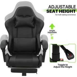 2025 chaud <span class=keywords><strong>pas</strong></span> <span class=keywords><strong>cher</strong></span> confortable marine noir cuir ergonomique <span class=keywords><strong>PC</strong></span> ordinateur jeu chaise Massage Silla <span class=keywords><strong>Gamer</strong></span> chaise de jeu avec haut-parleur - Product Image 5