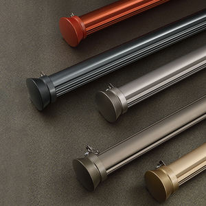 Offre Spéciale haute qualité <span class=keywords><strong>rideau</strong></span> fleuron tringles à rideaux Rail <span class=keywords><strong>Double</strong></span> ensemble en aluminium pour la décoration intérieure - Product Image 4