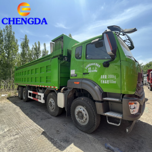 Sinotruk HOWO TX 8x4 40T diesel kipper 30 kubieke meter 12 wielen Euro <span class=keywords><strong>2</strong></span> emissienorm Weichai motor linksgestuurd nieuw - Product Image 4